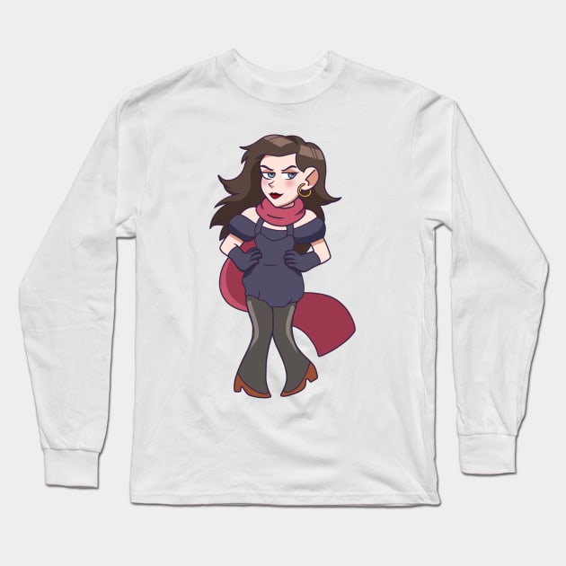 Mini Lisa Lisa Long Sleeve T-Shirt by emmydragonartz 